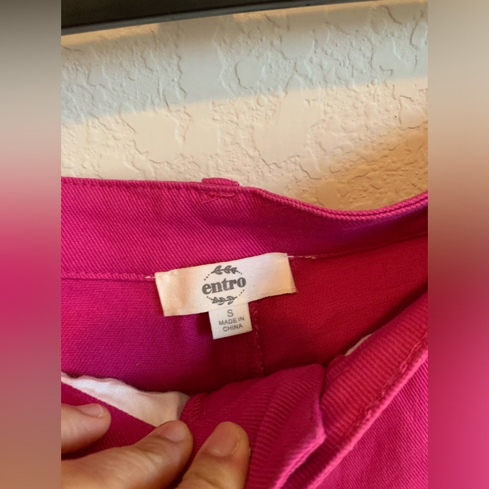 entro Hot Pink Wide-Leg Pants - Picture 4 of 13